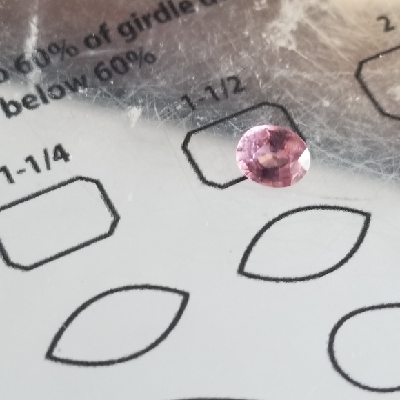 light violet purple pink  spinel under .50 carats - Picture 2 of 16